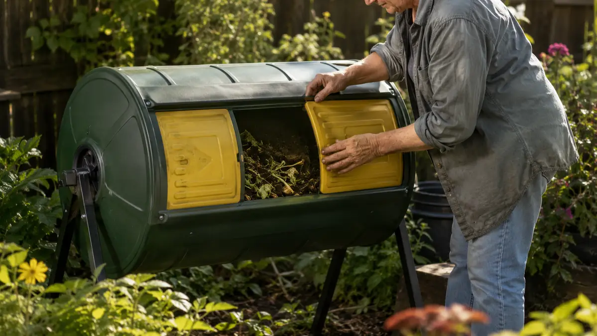 10 Reasons a Compost Tumbler Beats an Open Pile