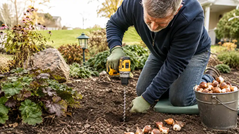 Garden Auger Drill Bit Review: A Full Spring of Bulb and Bedding Plant Holes
